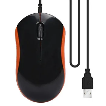 Проводной Для портативных ПК Мыши USB Игровая светодиодная компьютерная мышь Оптическая мышь Для настольных ПК Офисные Развлечения Аксессуары для ноутбуков