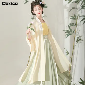 Китайский традиционный костюм Ханьфу, женское платье принцессы Династии Тан, разноцветная танцевальная одежда для сцены Династии Сун, костюм древней феи