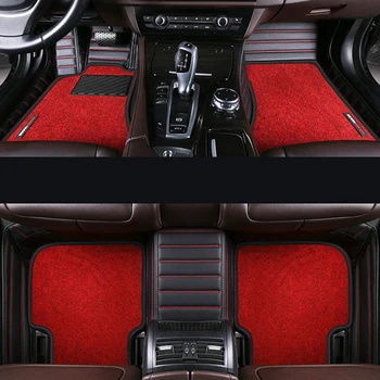 Высококачественный Индивидуальный однослойный и двухслойный съемный автомобильный коврик в полоску для CHEVROLET Equinox Volt Orlando Spark