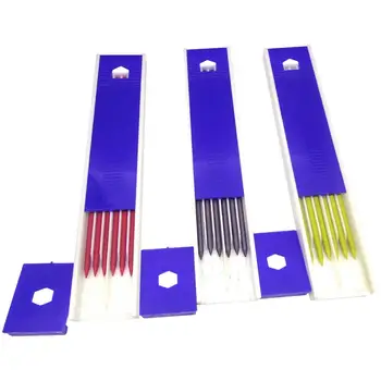 Сменные наконечники для плотницких карандашей для глубоких отверстий, механический карандаш, маркер для разметки деревообрабатывающих инструментов, 3 цвета