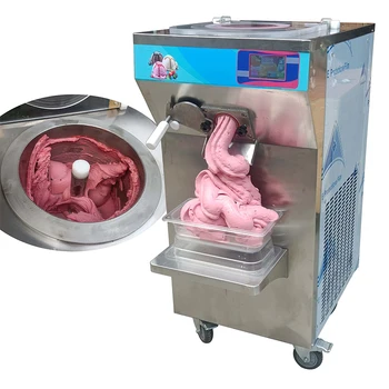 ICM-102 Машина для производства твердого мороженого Коммерческая машина для производства мороженого 48 / Л Для смешивания фруктового мороженого Производство итальянского мороженого