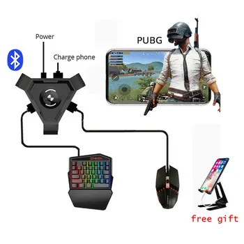 Для игр со скоростью FPS, геймпад для мобильного телефона PUBG COD, конвертер-адаптер, использование клавиатуры, мыши, игра на универсальном телефоне