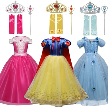 Очаровательный костюм Принцессы для девочек Encanto для детей на Хэллоуин, вечеринка, Косплей, Детская Маскарадная одежда