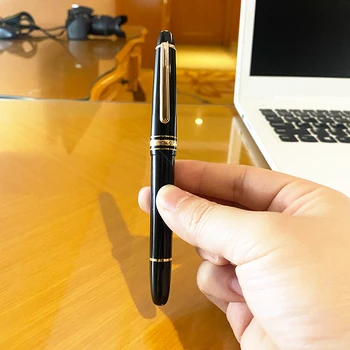 Роскошная черная классическая шариковая ручка с авторучкой, ручка для подписи, офисные и школьные письменные принадлежности, канцелярские принадлежности, 100% абсолютно новый