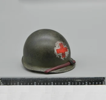 Продается 1/6 DID A80126 Второй мировой войны 77-я Пехотная дивизия США Боевой Медик Диксон M1 Боевой Головной шлем Для 12-дюймовой фигурки героя