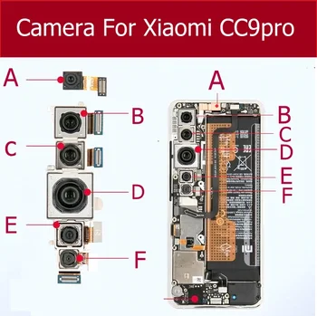 Передняя Задняя Камера Заднего Вида Для Xiaomi Mi CC9 Pro Основная Задняя камера Для мобильного телефона Mi CC9pro Гибкий ленточный Кабель Запасные Части для замены