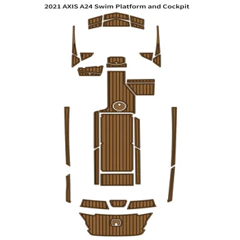 2021 AXIS A24 Платформа для Плавания, Коврик для Кокпита, Лодка, Пенопласт EVA, Палубный коврик из искусственного тика