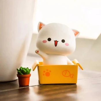 Mitao Cat1 Глухая коробка С Милой Фигуркой кота, Таинственная коробка, Мультяшная кукла, Офисные Украшения, Детский подарок На День Рождения, игрушка