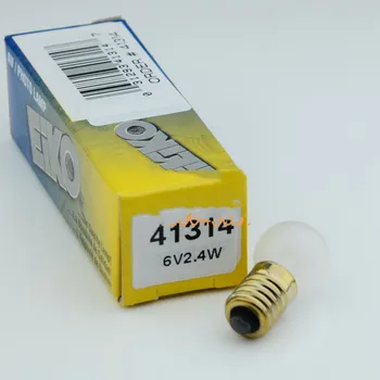 Для 2 шт., Eiko 41314 6V 0.4A 2,4 Вт матовая лампа накаливания, офтальмометр, кератометр, для Topcon OM3 OM4, офтальмологическая лампа 6V2.4W