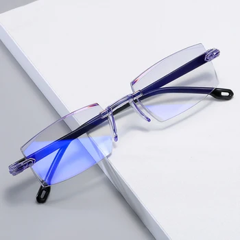 Степень -1,0 -1,5 -2,0 -2,5 -3,0 -3,5 -4,0 Новые очки для близорукости с Защитой от синего Света, Отделанные Деловыми оптическими очками