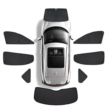 Для Mercedes Benz GLB X247 2020 2021 2022 Черный Полностью Светонепроницаемый Автомобильный Солнцезащитный Козырек На Боковое окно Солнцезащитный Козырек Солнцезащитный Крем Теплоизоляция