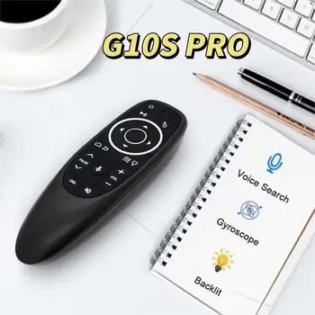 G10S Air Mouse Голосовой Пульт Дистанционного Управления 2.4G G10S Pro Беспроводной Гироскоп ИК-Обучения для X88 PRO X96 MAX Android TV Box HK1