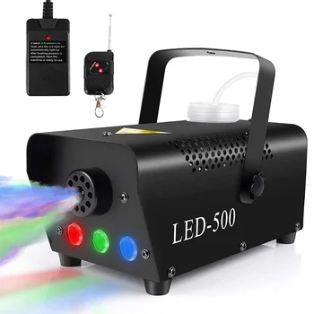 Рекомендуется противотуманная машина RGB с цветным сценическим дымовым эффектом, диджейское освещение, специальные эффекты для дискотеки