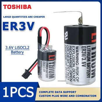 Литиевая батарея TOSHIBA ER3V 1/2AA 3,6 В Подходит для программатора сервопривода робота PLC