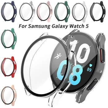 Чехол для часов Samsung Galaxy Watch 5 40 мм 44 мм PC Универсальный бампер в виде ракушки, защитный чехол Samsung Watch5 40 мм