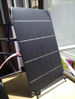 Выходное солнечное зарядное устройство USB 5V 1A, Переносная солнечная батарея, зарядное устройство для солнечной панели для телефона, 6 Вт, Моно Солнечная батарея