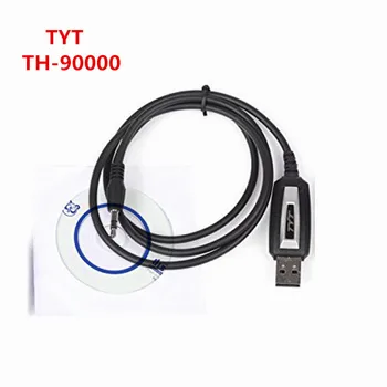 Автомобильное радио TYT TH-9000D 10 км Портативная рация профессиональный USB Кабель для программирования с CD программным обеспечением дата трансивера для tyt th-9000D