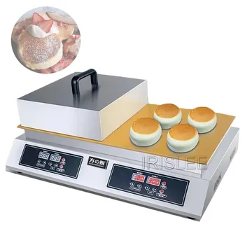 Многофункциональная машина для выпечки блинного суфле с двойными головками и коммерческое оборудование для закусок