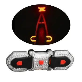 Светильник с 4 режимами освещения, Съемный задний фонарь с дистанционным управлением, перезаряжаемый светодиодный наружный индикатор для дорожного движения