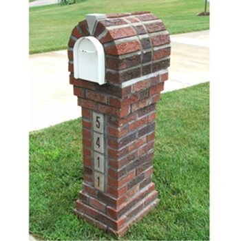 Почтовый ящик из натурального камня для украшения сада, почтовый ящик на открытом воздухе