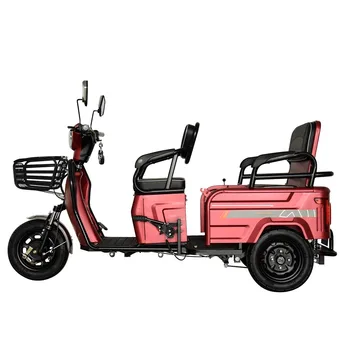Электрический трехколесный велосипед-скутер 48V 800W 600W 500W с дифференциальным двигателем, трехколесный трайк CE EEC для взрослого пассажира