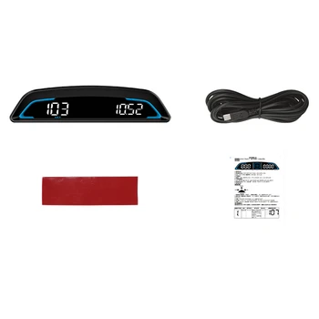 G3 GPS HUD Heads Up Дисплей Автомобильный Спидометр Умный цифровой будильник Напоминание Метр Автомобильная электроника Аксессуары для всех автомобилей