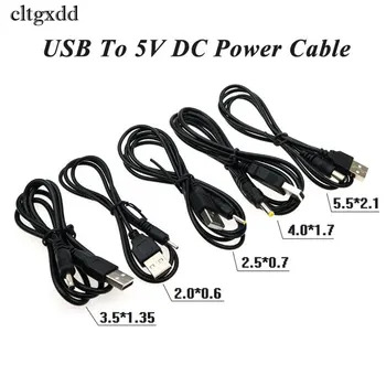 cltgxdd USB мужчина к 5.5*2.1 4.0*1.7 3.5*1.35 2.5*0.7 2.0*0.6 мм DC разъем питания разъем зарядное устройство кабель переменного тока разъем зарядки передачу
