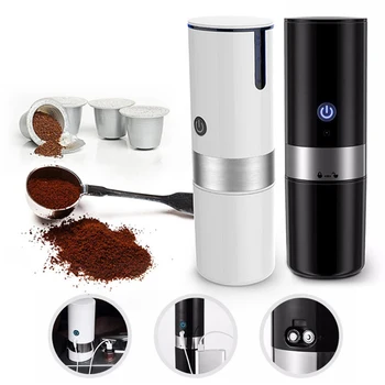 Портативная электрическая кофемашина American Capsule Coffee Maker для домашнего Автомобиля, Капсула быстрого приготовления/Кофейный порошок