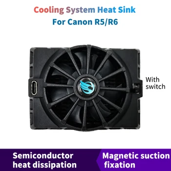 Система охлаждения Радиатор для Tilta Canon R5/R6 Cage Extension Комплект для записи 4K Полупроводниковый охлаждающий планшет