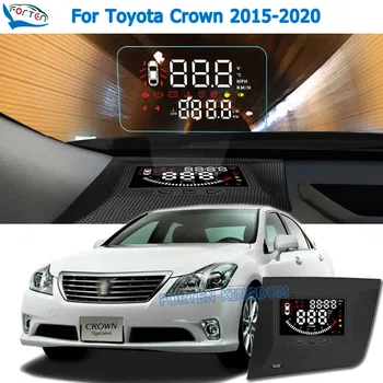 Автомобильный Электронный HUD Head Up Дисплей Проектор Спидометра Для Toyota Crown 2015-2020 Экран безопасного Вождения Бортовой компьютер