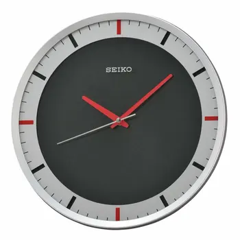 Великолепные, современные белые круглые настенные часы с аналоговым кварцевым механизмом для точной индикации времени – QXA769SLH