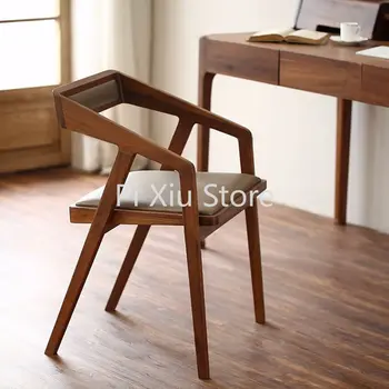 Кухонные мобильные офисные стулья с скандинавским акцентом, деревянные обеденные стулья для гостиной, роскошная эргономичная мебель для дома Sillas Comedores