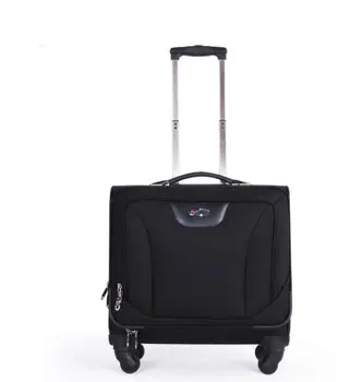 Оксфордский чемодан на колесиках, спиннер, 18-дюймовый ручной багаж, дорожные сумки-тележки, мужские деловые дорожные сумки на колесиках
