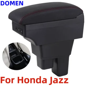Для Honda Jazz Подлокотник коробка для Honda Fit Jazz 2 Автомобильный подлокотник 2008-2013 2009 2010 2011 2012 Коробка для хранения рук автомобильные аксессуары
