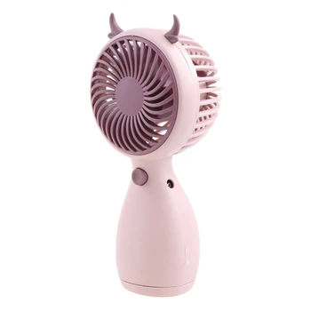 Портативный Ручной охлаждающий вентилятор Милый персональный Мини-вентилятор, многоцветный Мощный бесшумный студенческий летний охлаждающий вентилятор с воздушным потоком