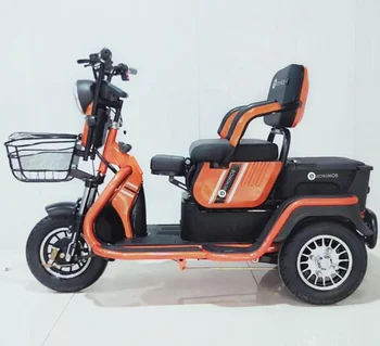 Электрический трехколесный велосипед 650 Вт 500 Вт 350 Вт с дифференциальным двигателем 3-колесный трайк CE для перевозки взрослых пассажиров и грузов
