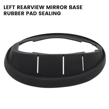 Накладка заднего вида, уплотнительное зеркало, резиновое автомобильное уплотнительное кольцо, черное для BMW Для MINI R55 R56 R57, левое зеркало заднего вида