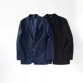K-Suit мужской приталенный однотонный пиджак для делового костюма в западном стиле