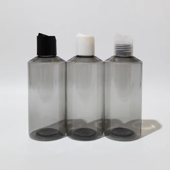 30 шт. 200 мл пустых пластиковых бутылок для шампуня с винтовыми пресс-крышками DIY 200cc ПЭТ-бутылка для лосьона с дисковой крышкой косметическая упаковка для ухода за кожей