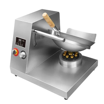 Коммерческая роботизированная машина для приготовления пищи, Автоматическая машина для приготовления жареного риса, интеллектуальная машина для приготовления пищи с имитацией вока с искусственным переворачиванием