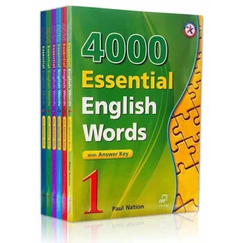 4000 основных английских слов, полноцветная Новая версия руководства по изучению английского языка, английская книга Libros Livros