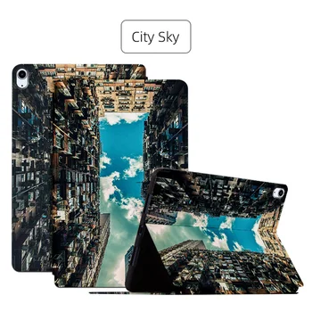 City Sky Для iPad Чехол iPad Air 5 Air 4 3 2 4th 5th 6th 9.7 7th 8th 9th 10th Поколения iPad Pro 11 4th 10.5 Mini 6 Чехол-накладка