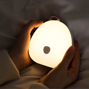 Светодиодный ночник, сенсорная лампа для зарядки, лампы для ночного кормления, сенсорное управление для шкафа, освещения прикроватной тумбочки в спальне