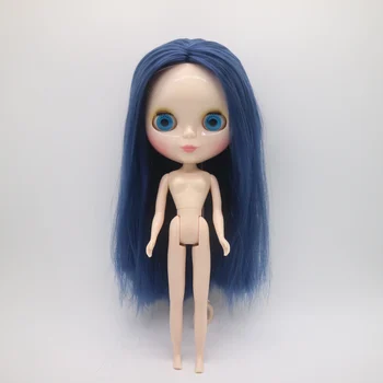 Кукла Блит в обнаженном виде, фабричная кукла с голубыми волосами, подходящая для смены игрушек BJD своими руками для девочек