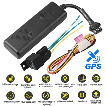 TK205 Мини GPS Трекер с Системой мониторинга в режиме реального времени APP Устройство Слежения за автомобилем, Мотоциклом, GSM Локатором + Реле
