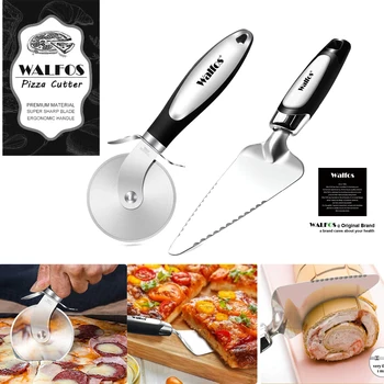 WALFOS Нож для пиццы из нержавеющей Стали, для торта, Хлеба, Пирогов, Нож для пиццы, Для теста, Бытовые кухонные колеса, инструменты для приготовления пищи