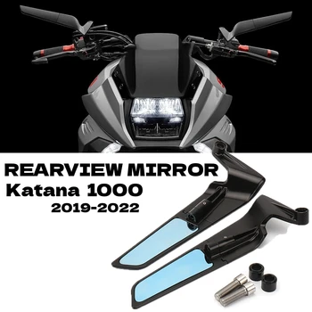 Новое Мотоциклетное Черное Регулируемое Боковое Зеркало заднего вида, Аксессуар Для Suzuki Katana 1000 2019-2022
