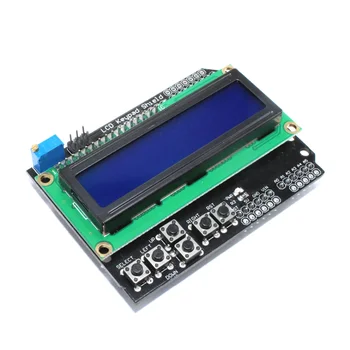 ЖК-экран клавиатуры LCD1602 LCD 1602 Модульный Дисплей для Arduino ATMEGA328 ATMEGA2560 для Raspberry Pi для UNO Синий Экран