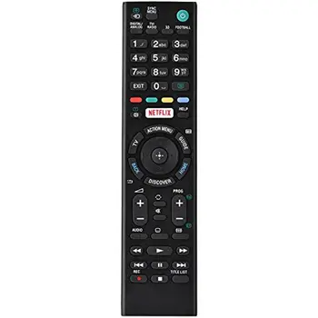 Универсальный пульт дистанционного управления RMT-TX100D Замена телевизионного пульта дистанционного управления для Sony Smart TV Черный